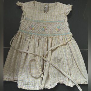 Fantaisie Kids Smocked Baby Dress Size 24m